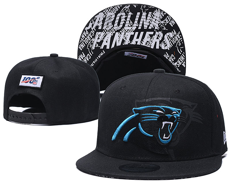 2020 NFL Carolina Panthers black hat->->Sports Caps